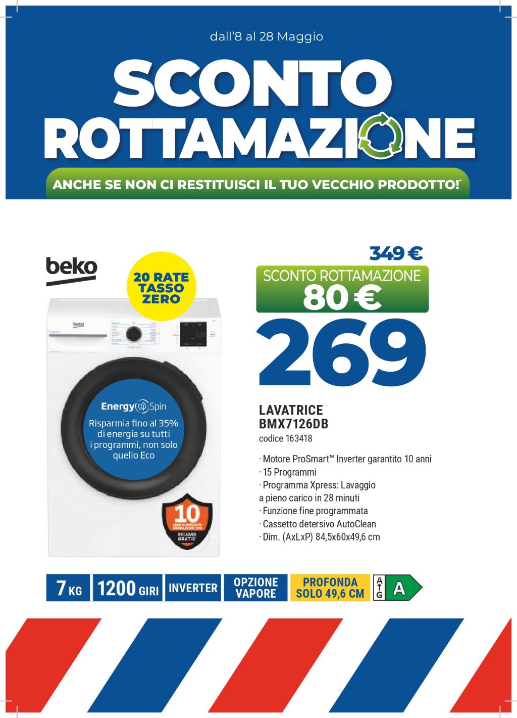 LAVATRICE BEKO BMX7126DB